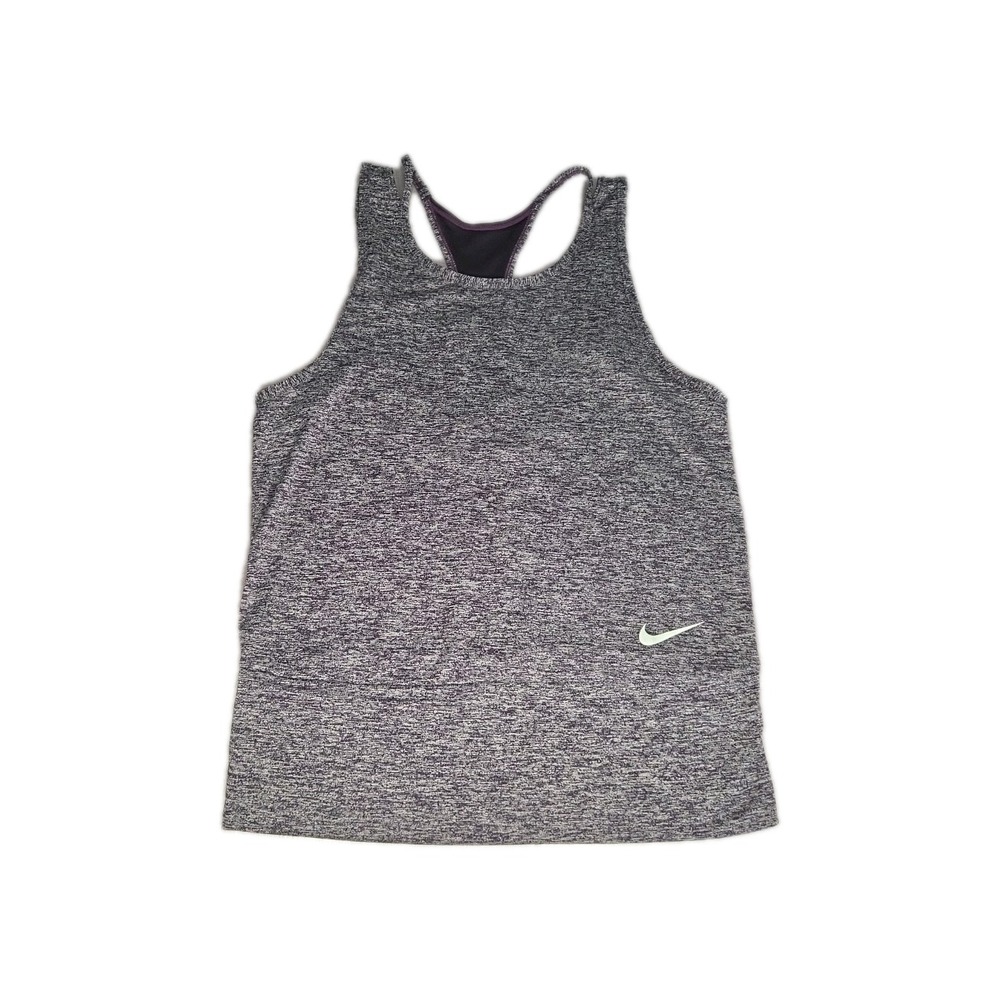 Nike Women's Dri-Fit Athletic Top. Racerback with T Design. Size Small In Purple
